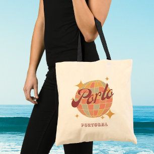 Porto Portugal Retro accessory souvenir disco Tote Bag