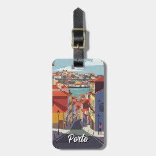 Porto Portugal Travel Abstract Luggage Tag