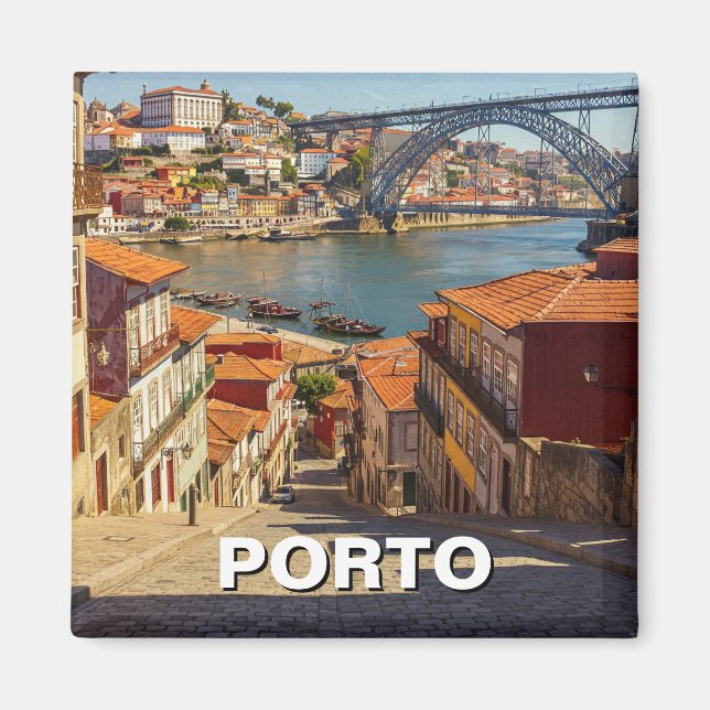 Porto Portugal Travel Magnet (Front)
