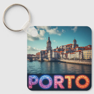 🧲 Porto Portugal Trip Memory For Vacation Days 🧲 Key Ring