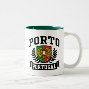 Porto Portugal Two-Tone Coffee Mug