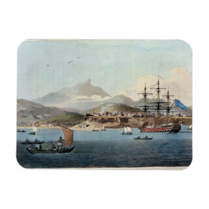 Porto Praya in the Island of St. Jago, plate 4 fro Magnet