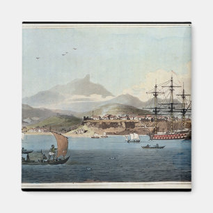 Porto Praya in the Island of St. Jago, plate 4 fro Magnet