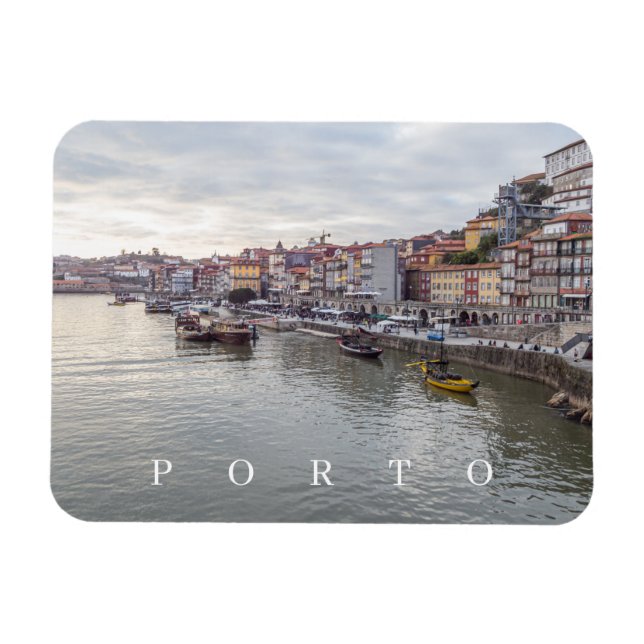 Porto Ribeira District view fridge magnet (Horizontal)