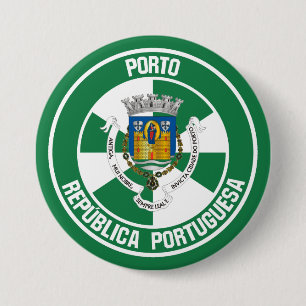 Porto Round Emblem 7.5 Cm Round Badge