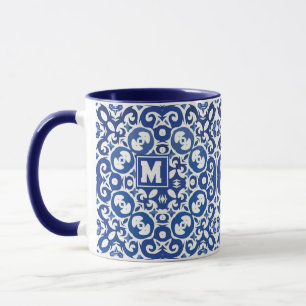 Porto Royale Blue Baroque Elegant Mediterranean Mug