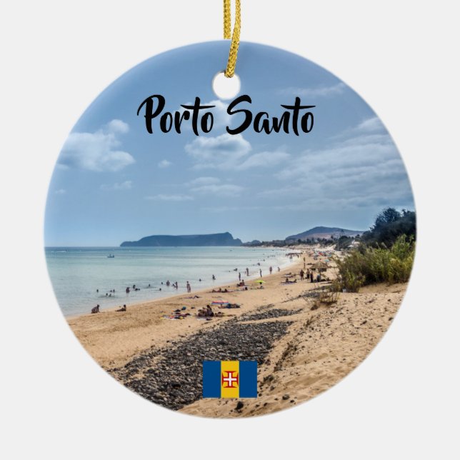 Porto Santo Christmas Ornament (Front)