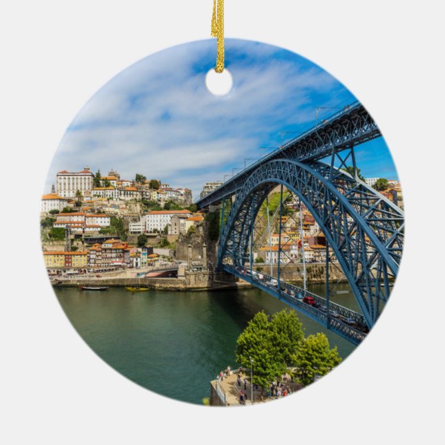 Porto Scenic Christmas Ornament (Back)