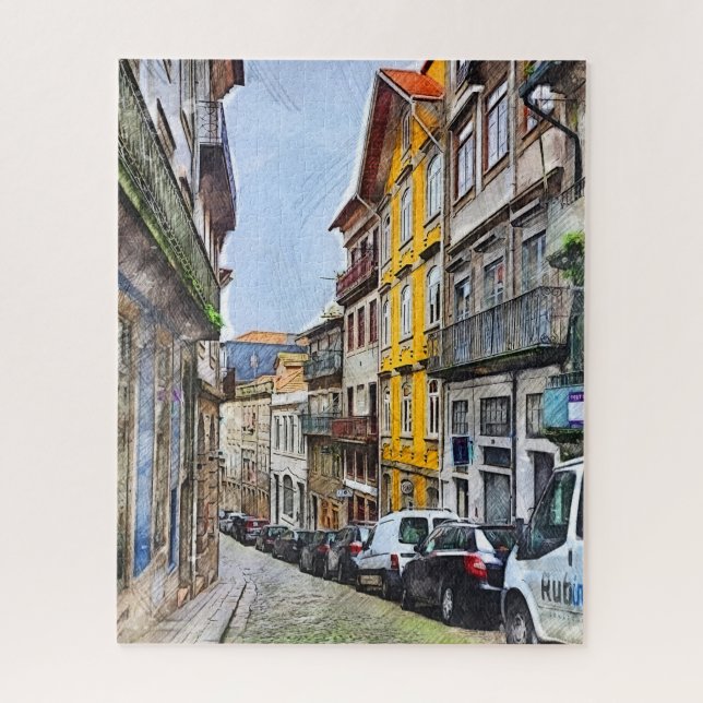 Porto Streets Portugal  Jigsaw Puzzle (Vertical)