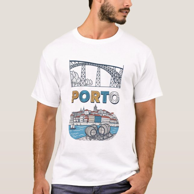 Porto Vibes T-Shirt (Front)