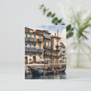 Porto watercolor postcard