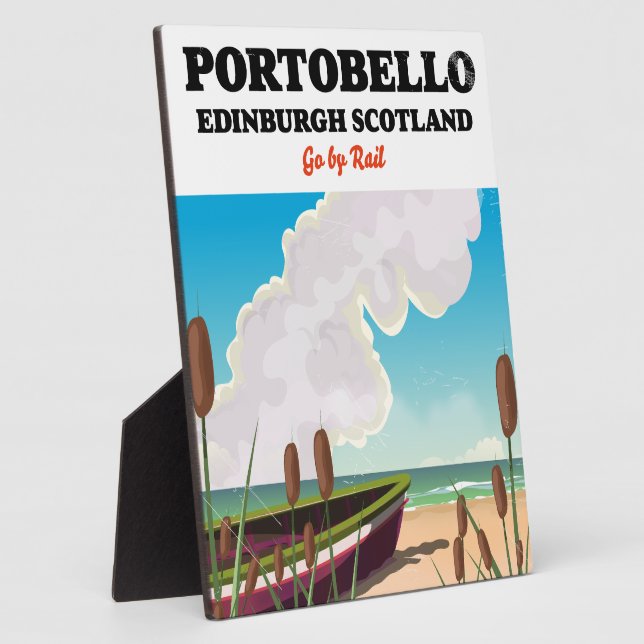 Portobello Beach Edinburgh Plaque (Side)
