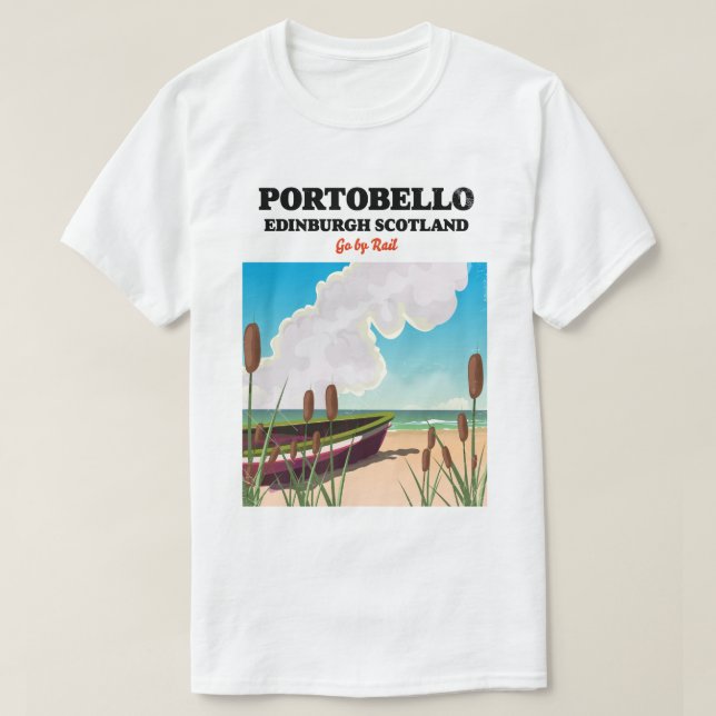 Portobello Beach Edinburgh T-Shirt (Design Front)