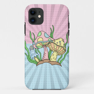 Portobello Mushroom Cute Pastel    iPhone 11 Case