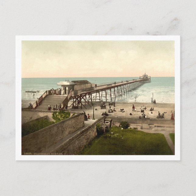 Portobello Pier, Edinburgh, Scotland Postcard (Front)
