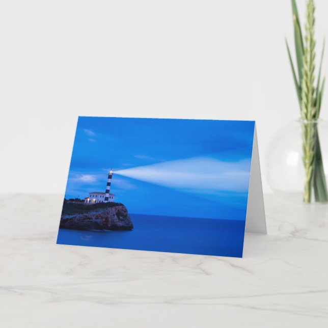 Portocolom Lighthouse Card (Front)