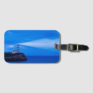 Portocolom Lighthouse Luggage Tag
