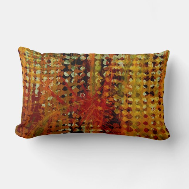 Portofino Abstract Lumbar Cushion (Front)