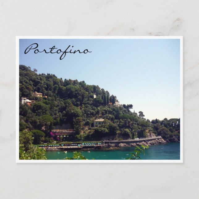 portofino coast postcard (Front)