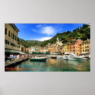 Portofino Italia Poster