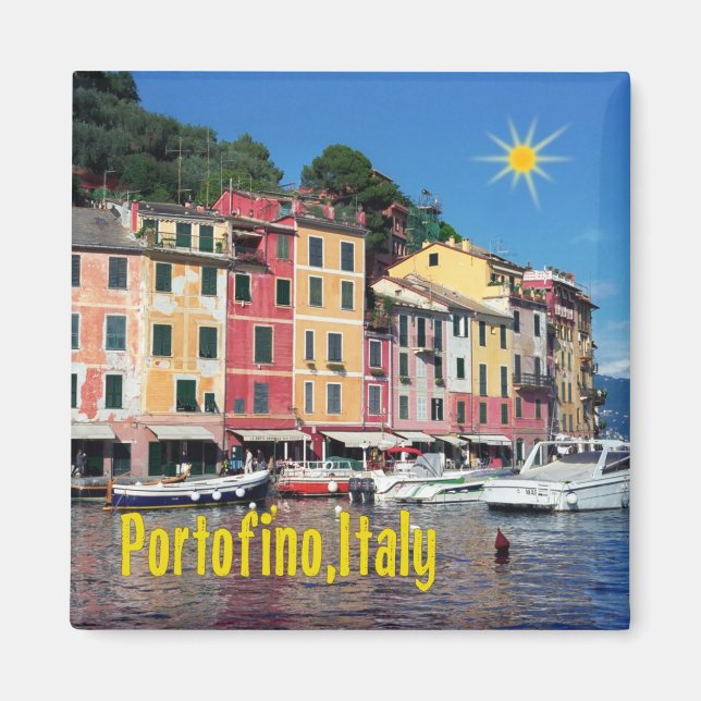 Portofino Italy Magnet (Front)