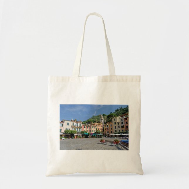 Portofino, Italy. Portofino Village Square Tote Bag (Front)