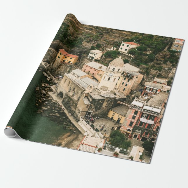 PORTOFINO ITALY WRAPPING PAPER (Unrolled)