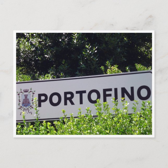portofino signage postcard (Front)