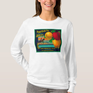 Portola Apple Crate Label T-Shirt