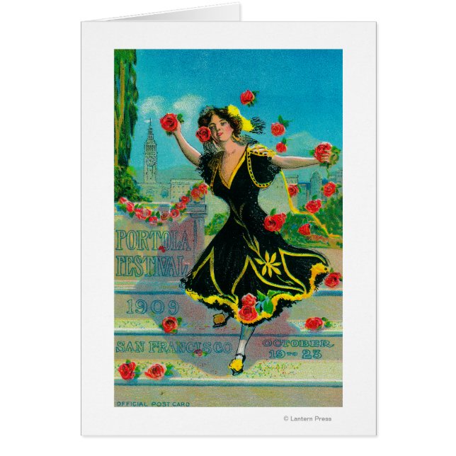 Portola Festival Advertisment (dancer) (Front)