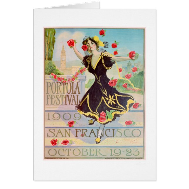 Portola Festival in San Francisco 1909 (Front)