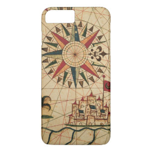 Portolan Chart   Map of Cairo, Egypt iPhone 8 Plus/7 Plus Case