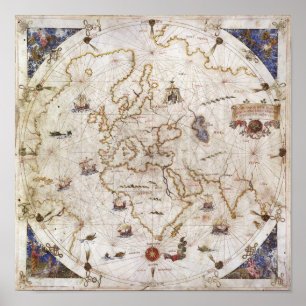 Portolan Chart of the World 1519