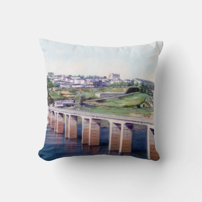 Portomarin (Lugo) Cushion (Front)
