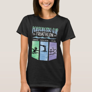 Portorosso Cup Triathlon Swimming  Pasta Eating  C T-Shirt