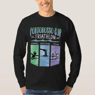 Portorosso Cup Triathlon Swimming Pasta Eating C T-Shirt