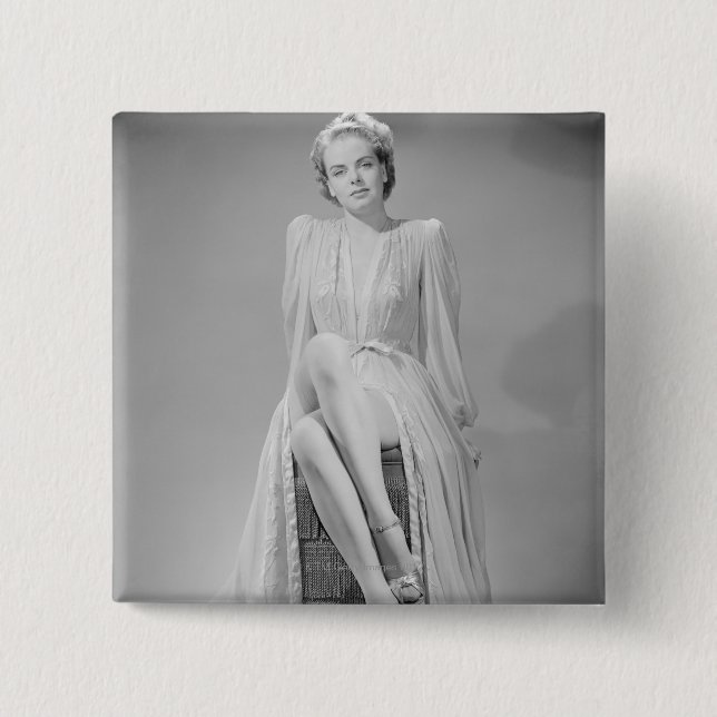 Portrait 2 15 cm square badge (Front)