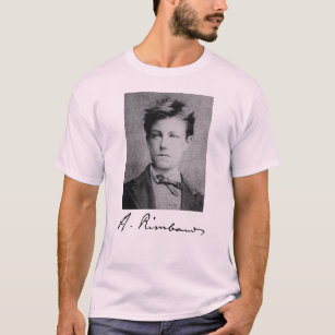 Portrait and Signature of Arthur Rimbaud T-Shirt