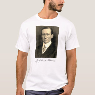 Portrait and Signature of Guglielmo Marconi T-Shir T-Shirt