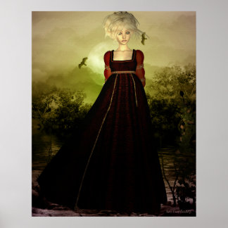 Portrait At Sunset Poster