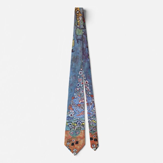 Portrait Baroness Elisabeth Bacchofen Echt, Klimt Tie (Front)
