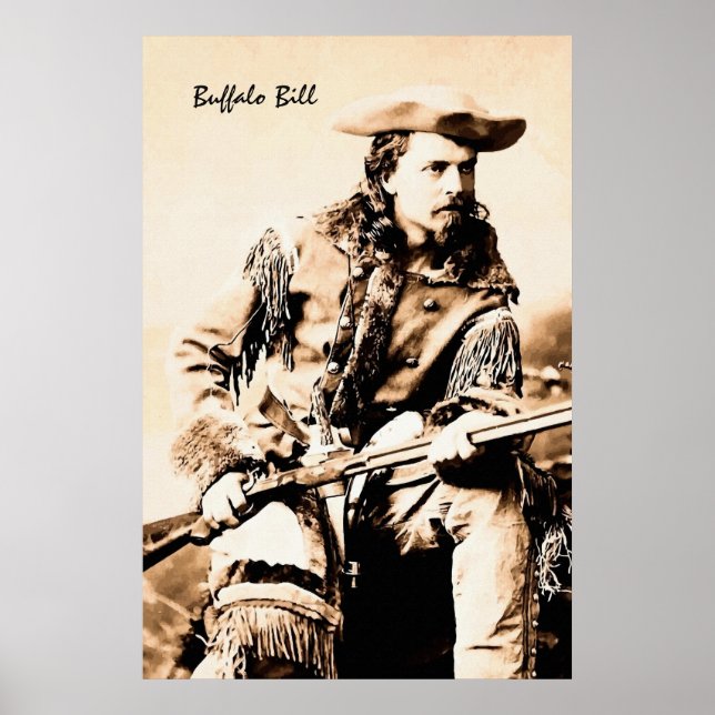 Portrait Buffalo Bill Cody Poster (Front)