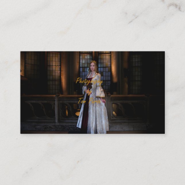 Portrait business card (Front)