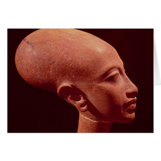Portrait bust of a daughter of King Akhenaten (Front Horizontal)