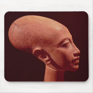 Portrait bust of a daughter of King Akhenaten Mouse Mat