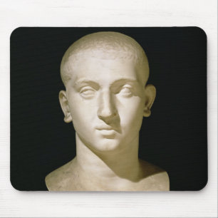 Portrait bust of Emperor Severus Alexander Mouse Mat