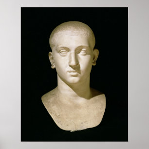 Portrait bust of Emperor Severus Alexander Poster