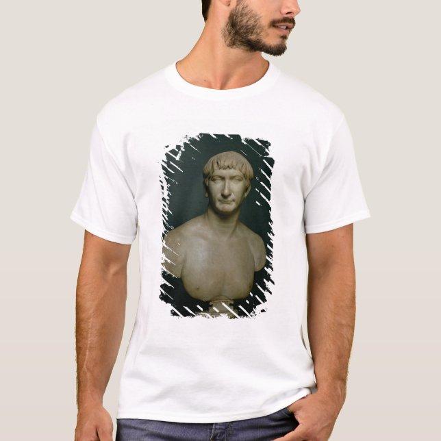 Portrait bust of emperor Trajan (53-117 AD) 1st-2n T-Shirt (Front)
