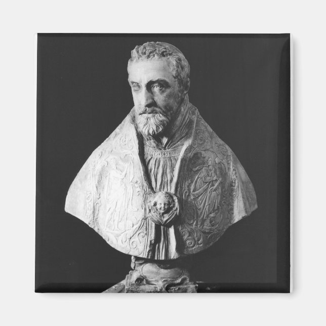 Portrait bust of Francois d'Escoubleau Magnet (Front)