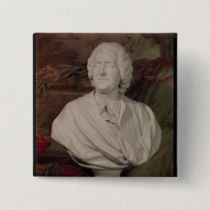 Portrait bust of Jacques-Ange Gabriel 15 Cm Square Badge